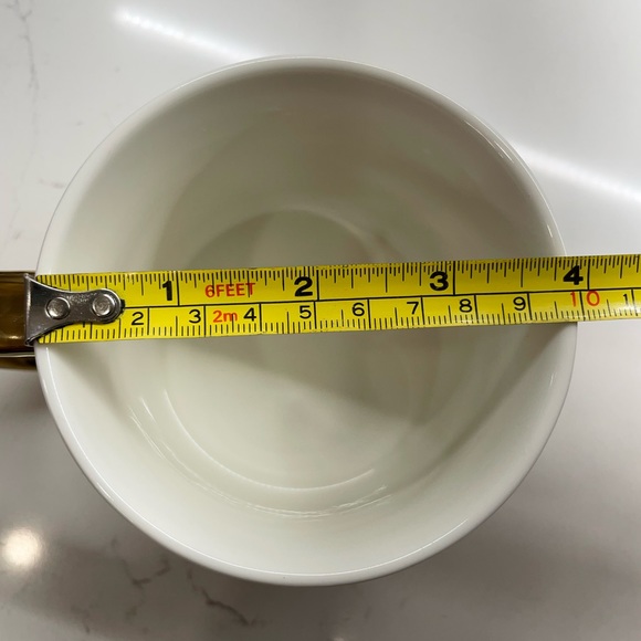 *NEW* Opalhouse Porcelain coffee cup / mug Monogram letter “N” floral with gold - Picture 6 of 8